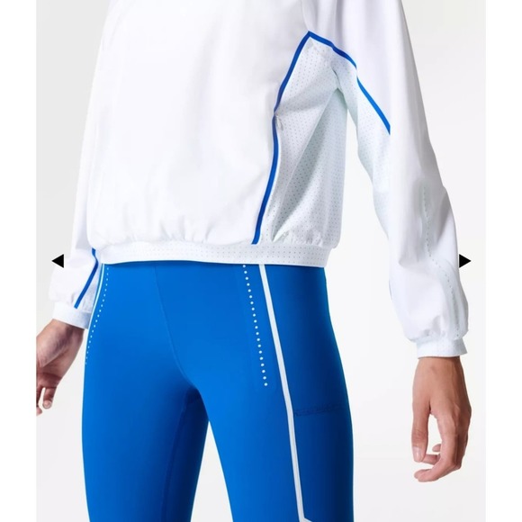 Sweaty Betty Zero Gravity Run Zip Up Long Sleeve Pullover Size 12 - Picture 7 of 10